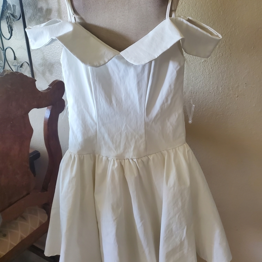 Princess Polly Strapless White Dress Size 6 - Picture 5 of 10